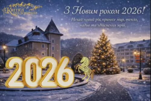 З прийдешнім 2026 роком!